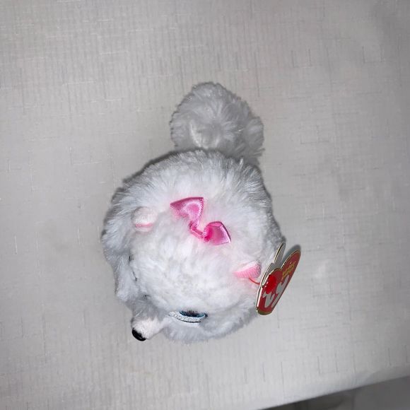 TY Secret Life of Pets Gidget Dog Stuffed White Pomeranian Plush 6" - Picture 6 of 11